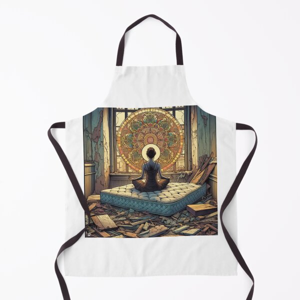 Item preview, Art Nouveau Female Buddha Meditating designed and sold by patrickcallan.