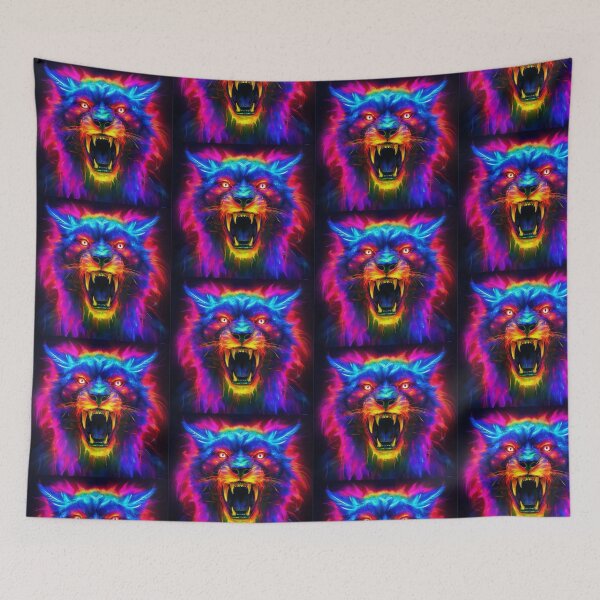Item preview, Neon  wild animal designed and sold by Timilena.