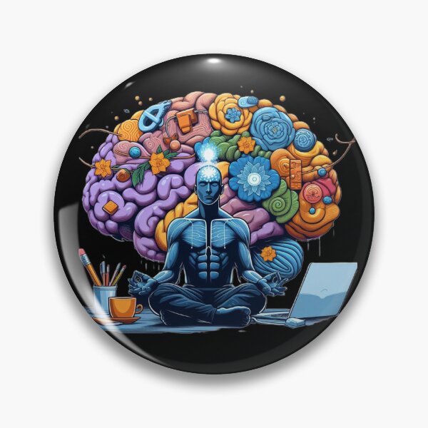 Artikelvorschau, Meditation für den kreativen Geist – künstlerisches Intelligenzdesign entworfen und verkauft von MrAI-Store.
