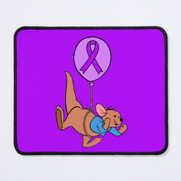 Item preview, Baby Kangaroo Hanging from an Awareness Ribbon Balloon (Purple) designed and sold by CaitlynConnor.
