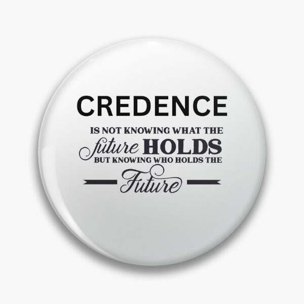 Item preview, credence is the key designed and sold by Terrence Webster.