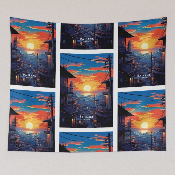Item preview, Da Nang Vietnam Coastal Charm designed and sold by NeuralVibe.
