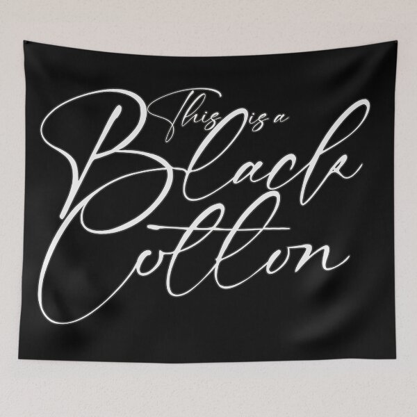 Item preview, This ia a black cotton sentence designed and sold by Dawidsz79.