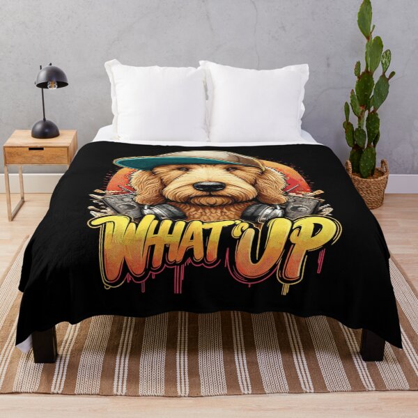 Item preview, Goldendoodle Hip Hop Dog What's Up Gift designed and sold by Pineapple-Tree.