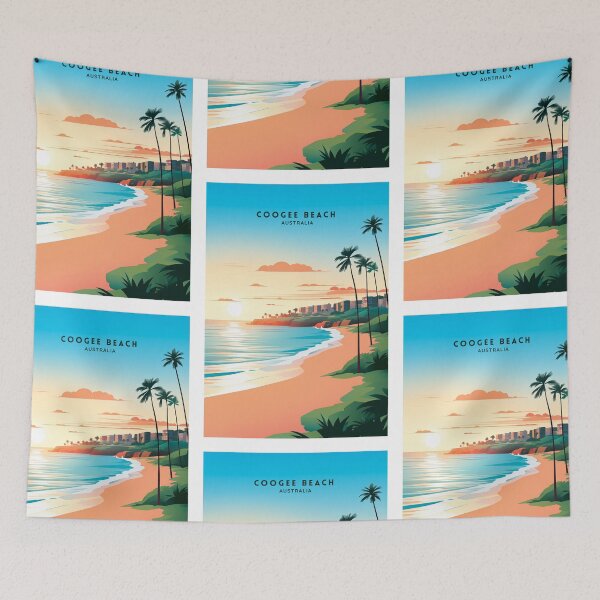 Item preview, Coogee Beach Australia Surf Haven designed and sold by NeuralVibe.
