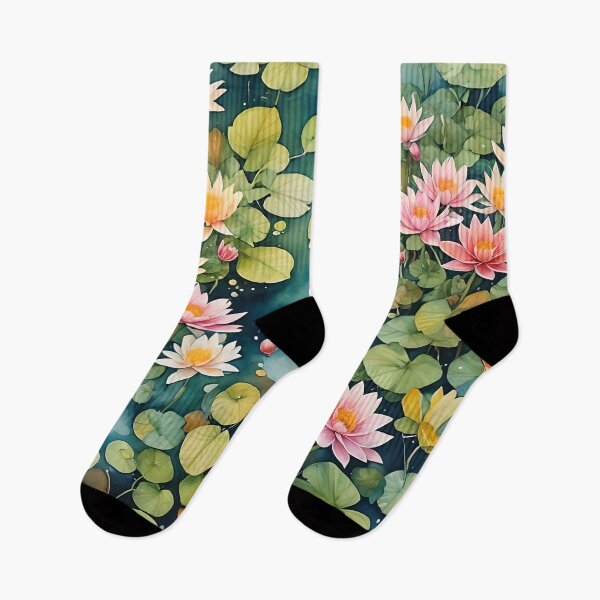Item preview, Watercolor Flower Pattern 04 designed and sold by REALDesign-Shop.