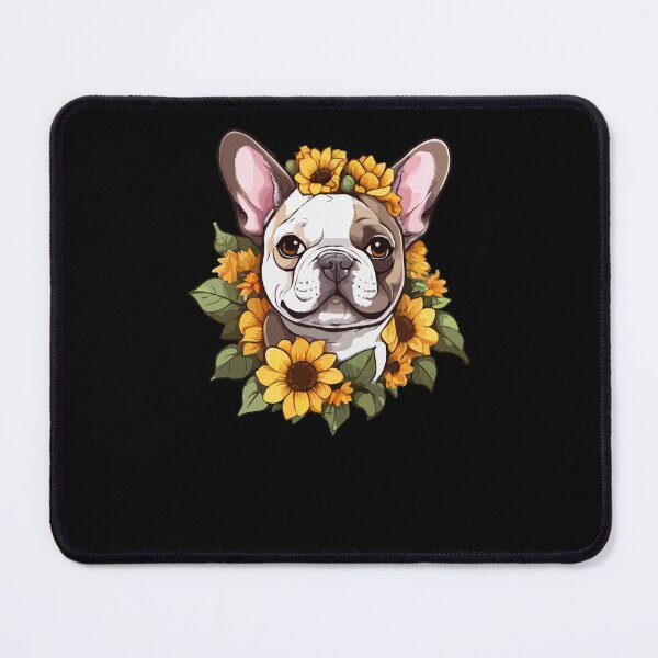 Item preview, French Bulldog Sunflower, Frenchie Mom Dad Dog Owner, Spring Flower Floral French Furparent  designed and sold by Peculiarts.