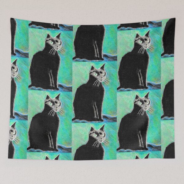 Item preview, The black cat next door designed and sold by Jacinta hunt.