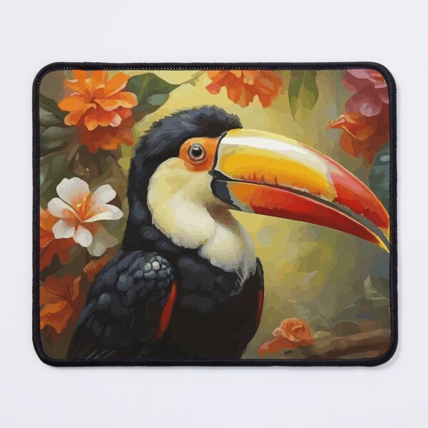Item preview, Colorful Tropical Toucan designed and sold by Vector Scout Lab.