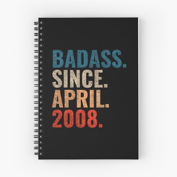 Item preview, Badass since April 2008 Vintage 2008 April birthday gift designed and sold by Teelogic.