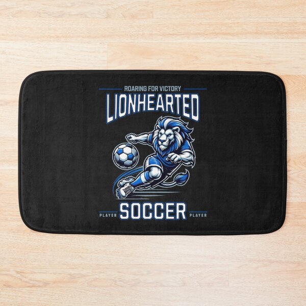 Item preview, Lionhearted Soccer Player designed and sold by RockBeeDesigns.