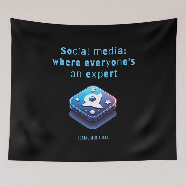 Item preview, Social Media: Where everyone is an expert - Social Media Day designed and sold by Pflugart.
