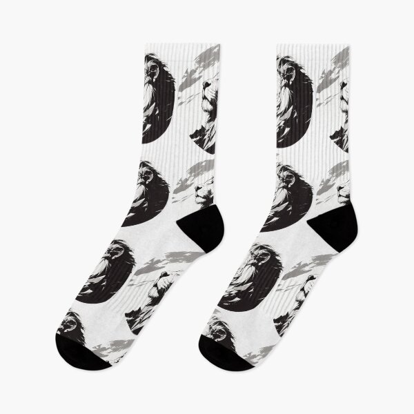Item preview, Silhouette black and white lion  designed and sold by SMARTKIT  DESIGNAGENCY.