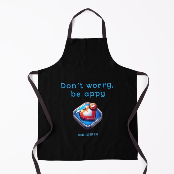 Item preview, Don't worry, be appy - Social Media Day designed and sold by Pflugart.