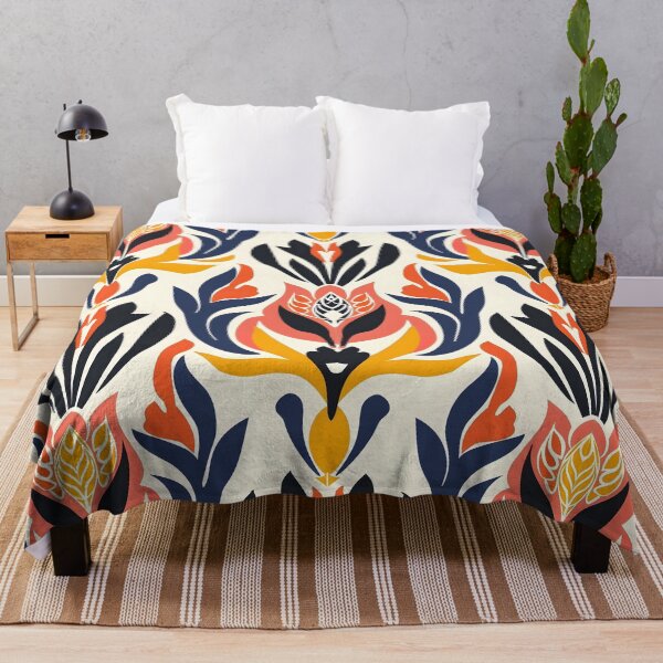 Item preview, Colorful Abstract Turkish Tile Floral Design designed and sold by VoyteksDesigns.