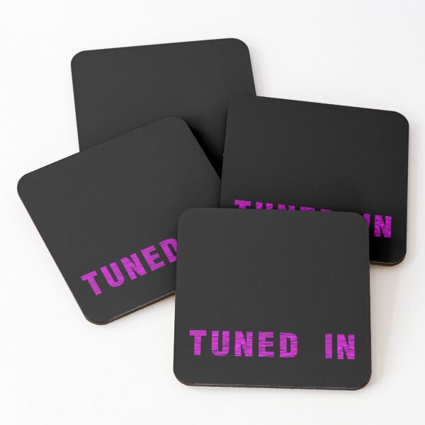 Item preview, Tuned In - Edición colorida - Rosa brillante designed and sold by Fun Funky Designs.