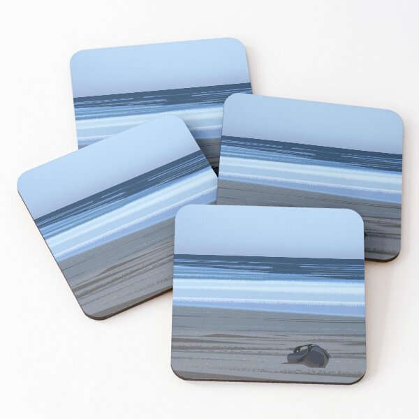 Item preview, Periwinkle, Navy Blue, Dim Mauve designed and sold by Helen He Art.