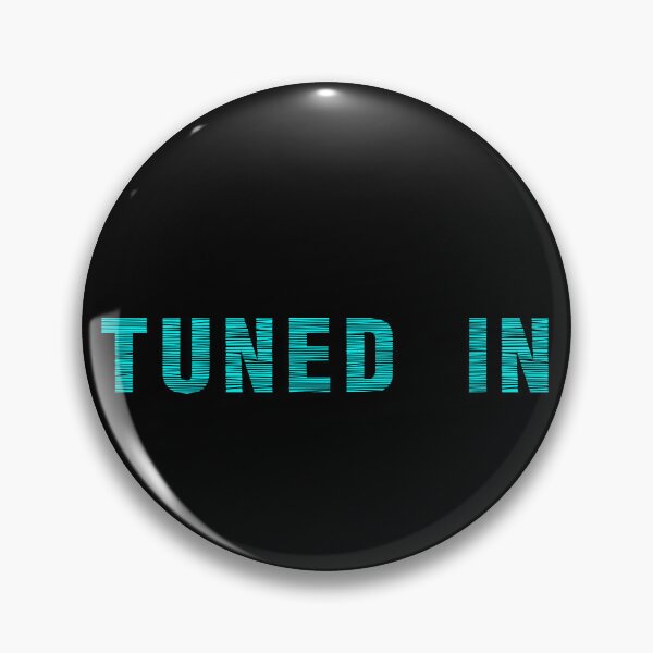 Item preview, Tuned In - Colorful Edition - Bright Cyan designed and sold by Fun Funky Designs.