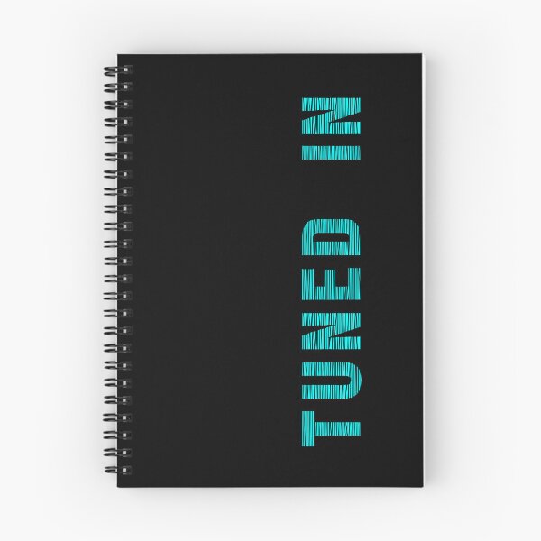 Item preview, Tuned In - Edición colorida - Cian brillante designed and sold by Fun Funky Designs.