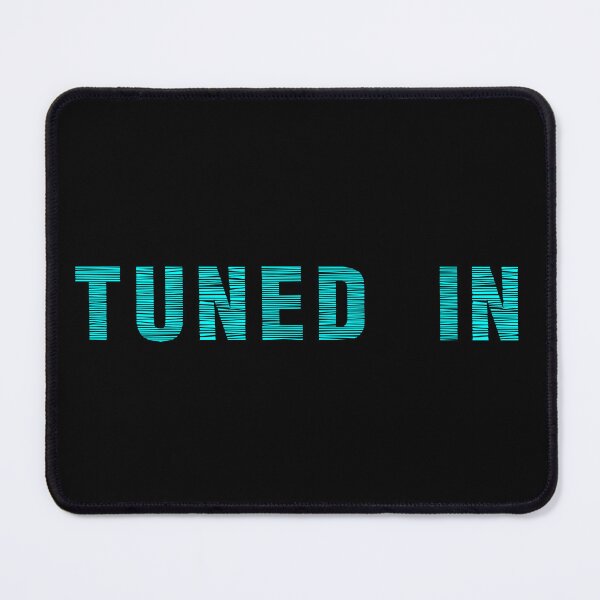 Item preview, Tuned In - Colorful Edition - Bright Cyan designed and sold by Fun Funky Designs.
