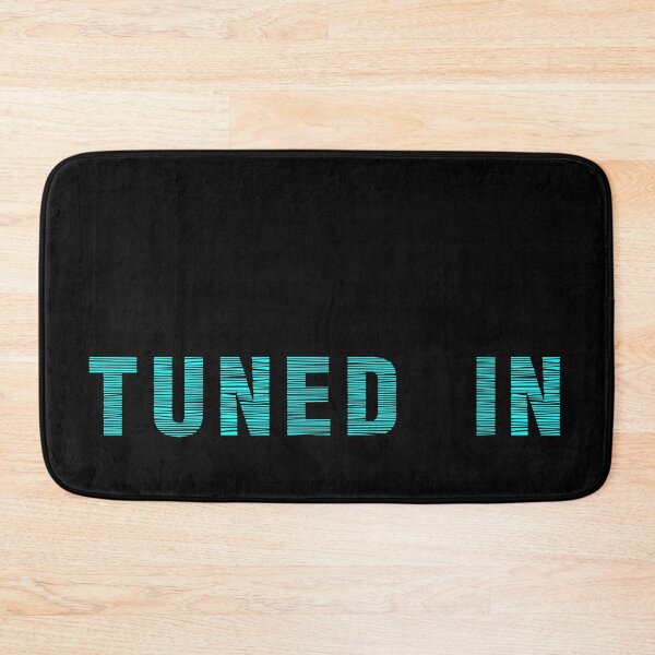 Item preview, Tuned In - Colorful Edition - Bright Cyan designed and sold by Fun Funky Designs.