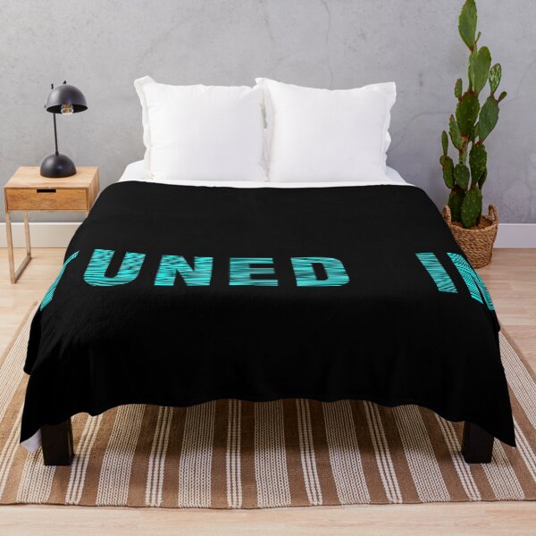 Item preview, Tuned In - Edición colorida - Cian brillante designed and sold by Fun Funky Designs.