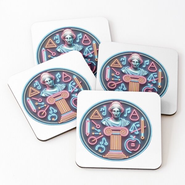 Item preview, Neon Gods and Goddesses - Vibrant Greek Mythology Art designed and sold by MiszungART.