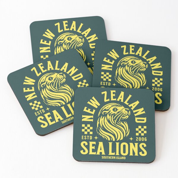 Item preview, The mighty sea lions of New Zealand designed and sold by Mafiadonar.