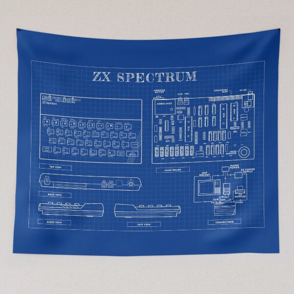 Item preview, ZX Spectrum Blueprint designed and sold by BGALAXY.