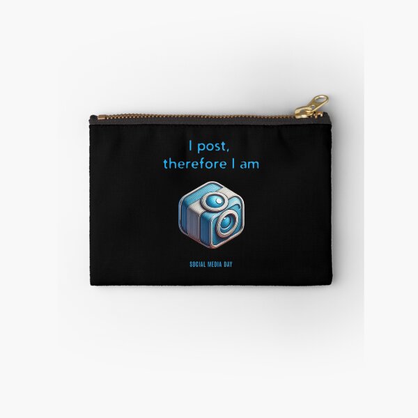 Item preview, I post, therefore I am - Social Media Day designed and sold by Pflugart.