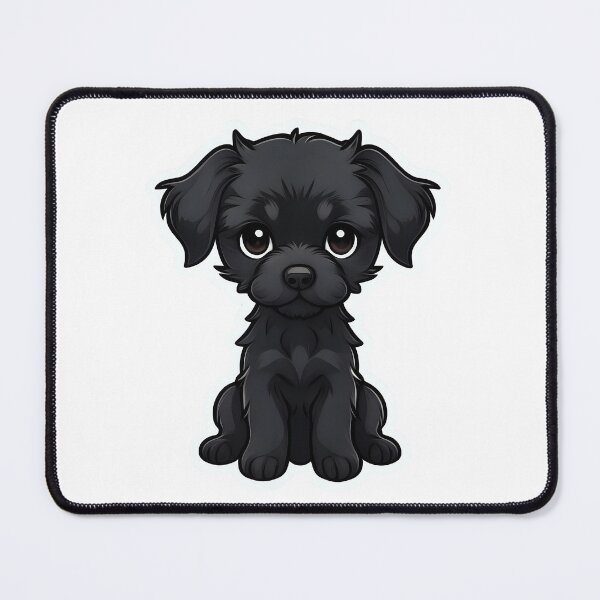 Item preview, Cute Black Puppy designed and sold by Pokemondundee.