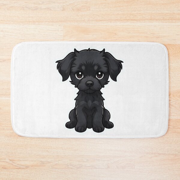 Item preview, Cute Black Puppy designed and sold by Pokemondundee.