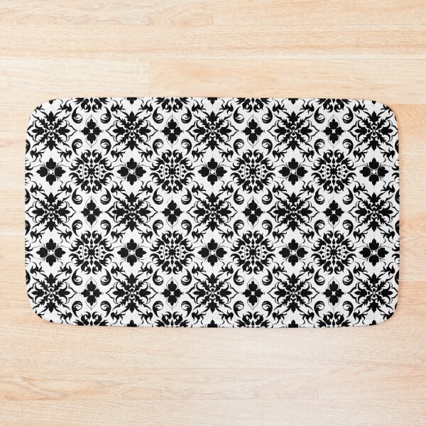Item preview, Classic Black and White Turkish Tile Pattern designed and sold by VoyteksDesigns.