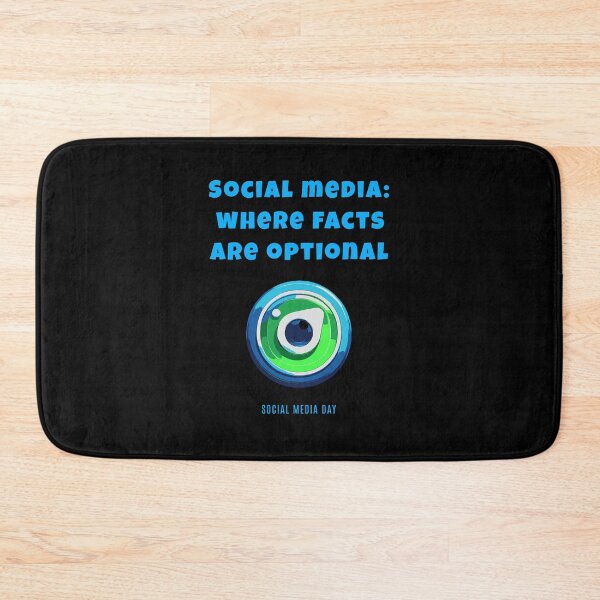 Item preview, Social Media: Where facts are optional - Social Media Day designed and sold by Pflugart.