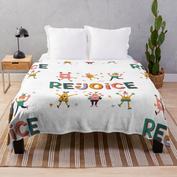 Item preview, Rejoice - Cheerful Christian Kid-Friendly Design with Colorful Decor designed and sold by HahaHandlesHub.