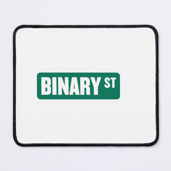 Item preview, Binary Street designed and sold by PatchMerch.