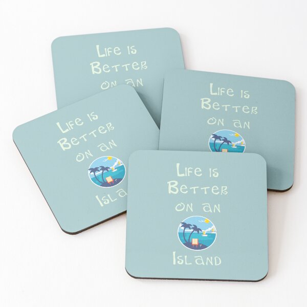 Item preview, Life is Better on an Island designed and sold by Studio LeDauphin.
