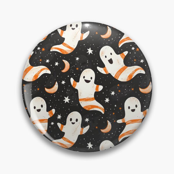 Item preview, Cute Halloween Ghosts Pattern designed and sold by Snifferius.