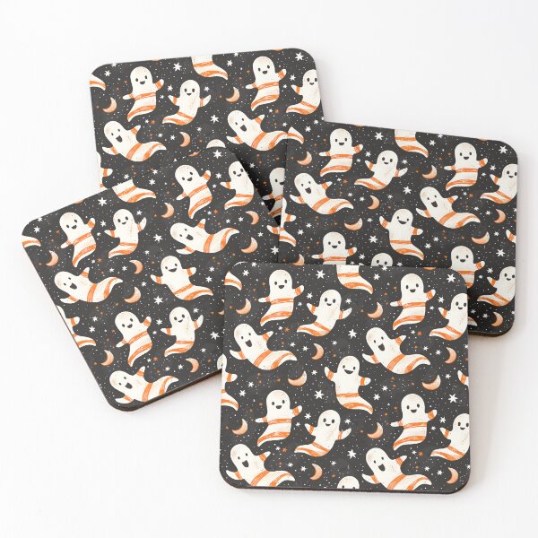 Item preview, Cute Halloween Ghosts Pattern designed and sold by Snifferius.