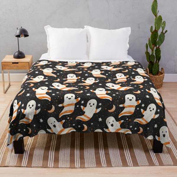 Item preview, Cute Halloween Ghosts Pattern designed and sold by Snifferius.
