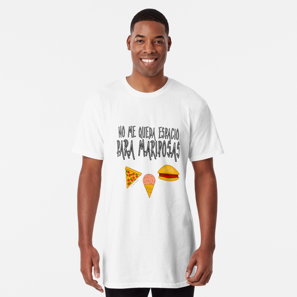 COMIDA ANTES QUE MARIPOSAS Camiseta larga