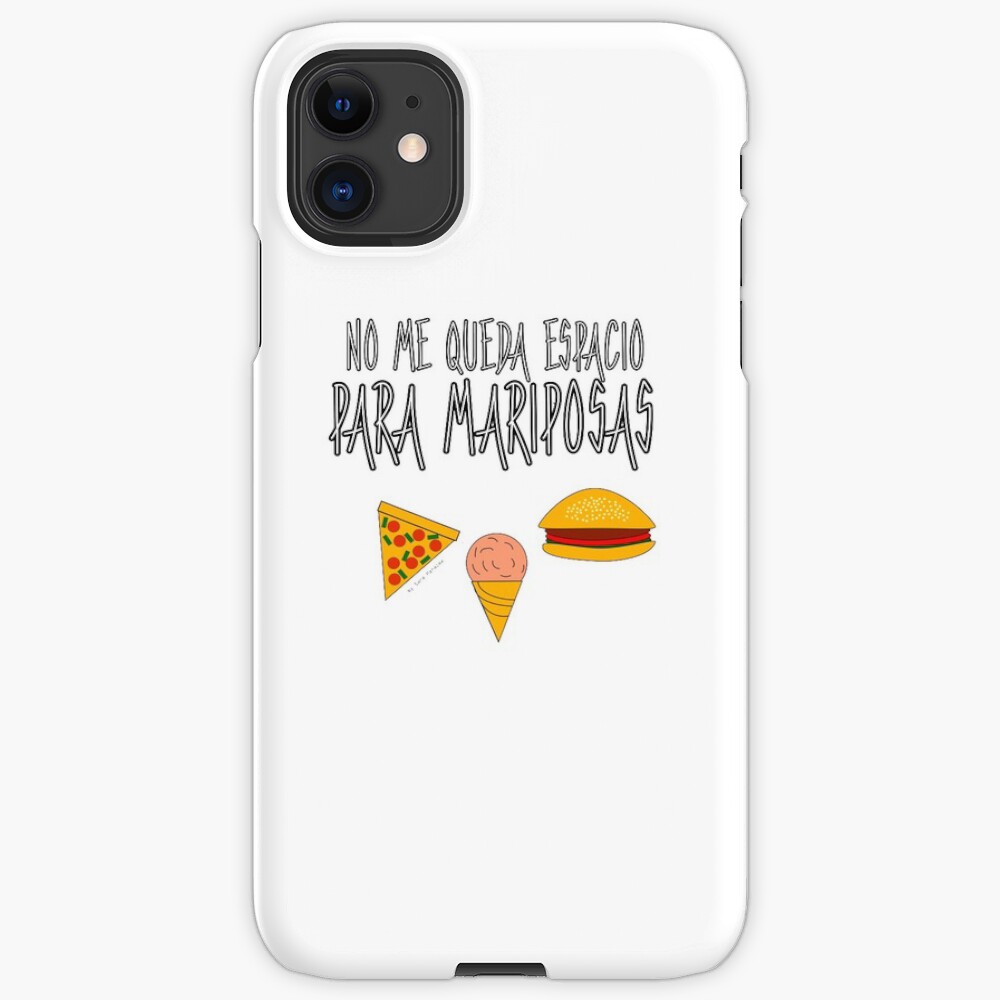 COMIDA ANTES QUE MARIPOSAS Funda y vinilo para iPhone