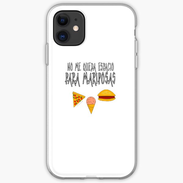 COMIDA ANTES QUE MARIPOSAS Funda blanda para iPhone