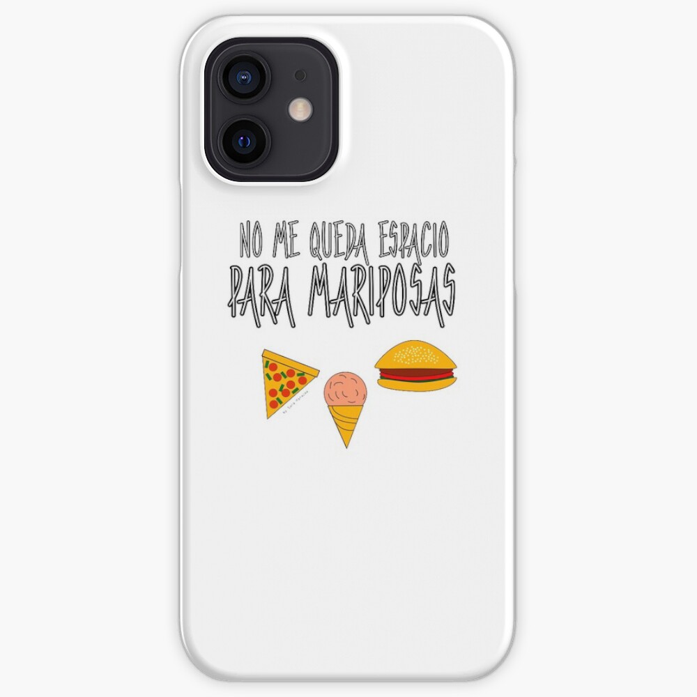 COMIDA ANTES QUE MARIPOSAS Funda y vinilo para iPhone