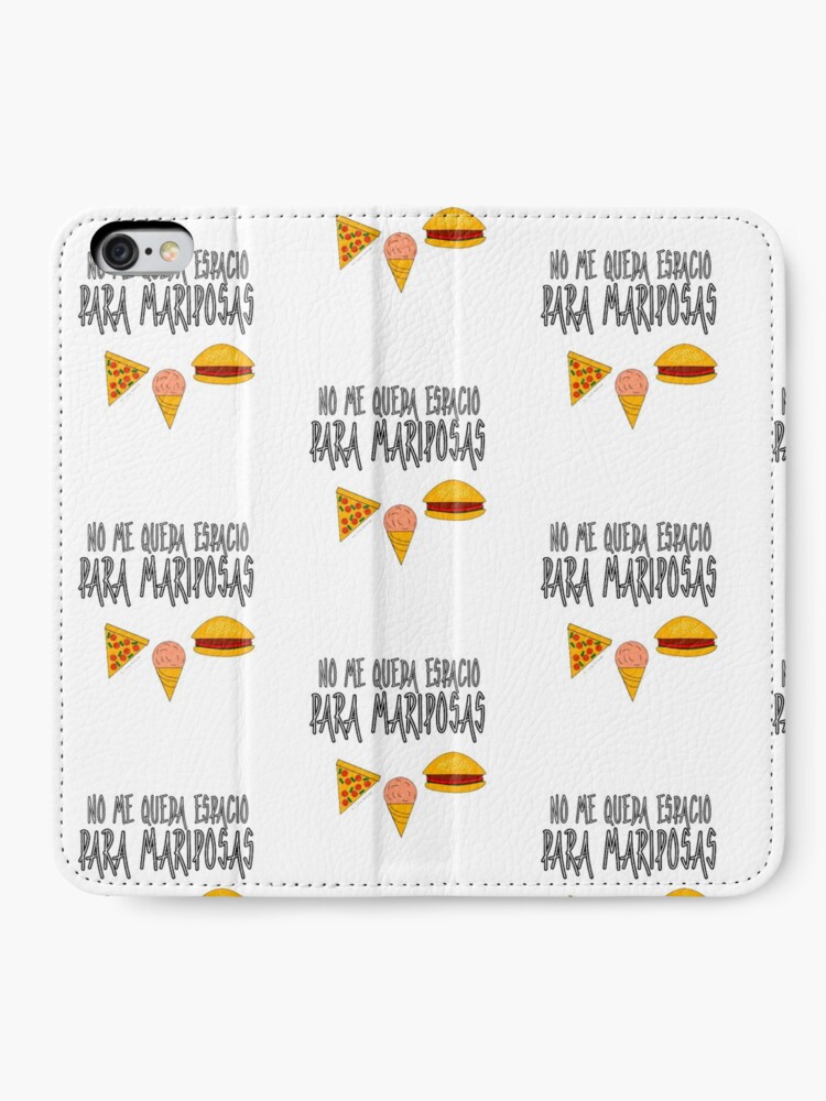 Vista alternativa de Fundas tarjetero para iPhone COMIDA ANTES QUE MARIPOSAS
