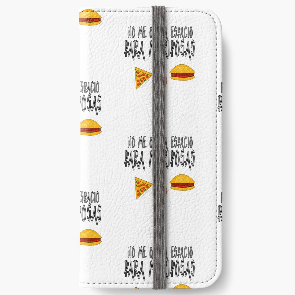 COMIDA ANTES QUE MARIPOSAS Fundas tarjetero para iPhone