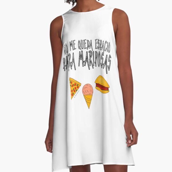 COMIDA ANTES QUE MARIPOSAS Vestido acampanado