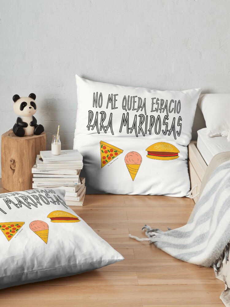Vista alternativa de Cojines de suelo COMIDA ANTES QUE MARIPOSAS