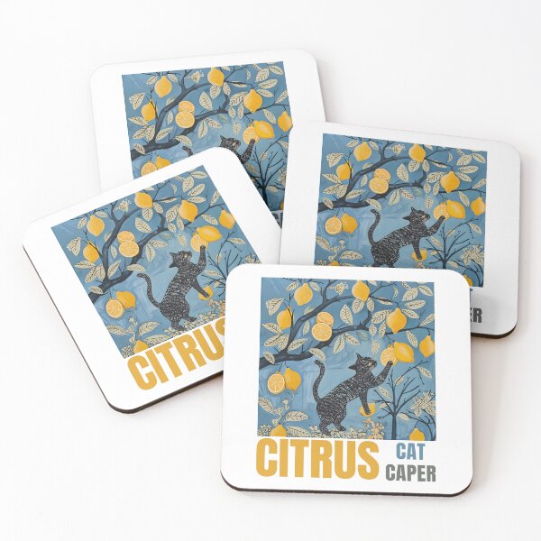 Item preview, Citrus Cat Caper designed and sold by NatureStyle555.
