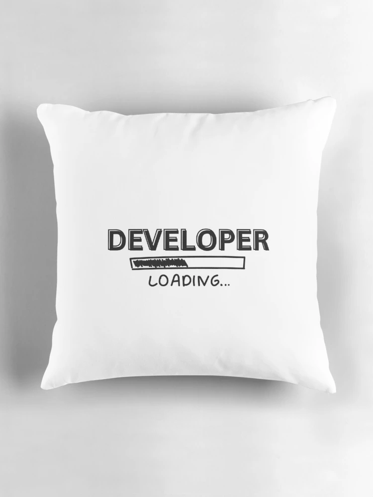 Thumbnail 3 of 4, Pillow, Developer Loading designed and sold by PatchMerch.